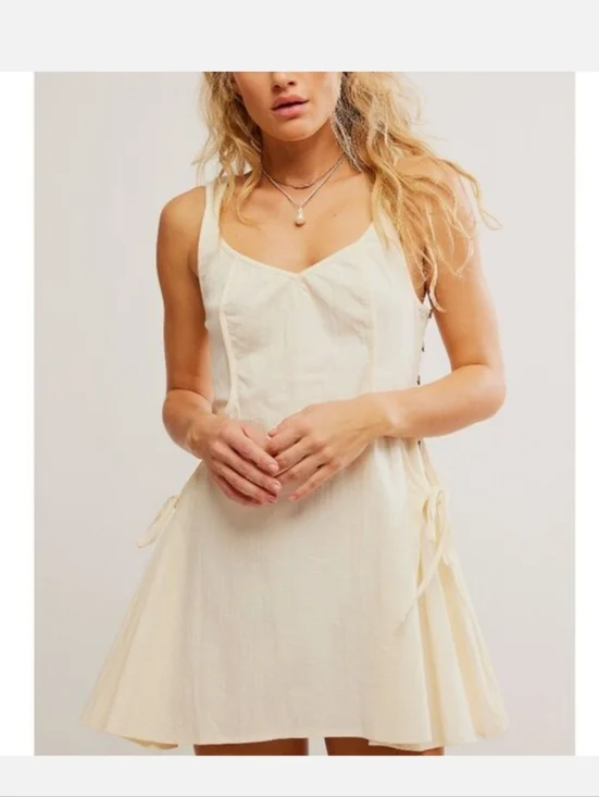 NWT Free People Forever Fancy Mini Dress. Medium - Picture 5 of 10